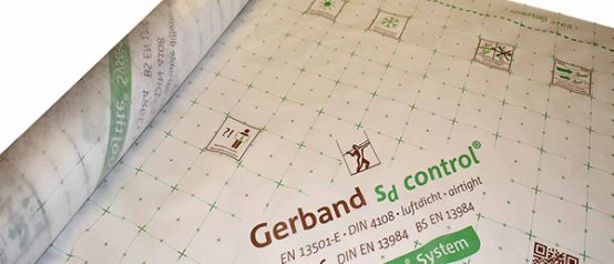 Gerband SD Control Membrane 1500mm x 50m (WHITE) DIN4108 50 Year Durability tested 