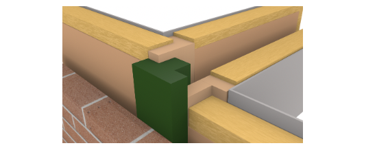 ARC TCBs (flanged cavity fire barrier) - Timber to Timber